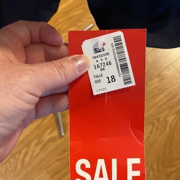 Ps Classic Women’s Black Button down Business Suit with Pink Accents(Size 18)NWT - Picture 3 of 16